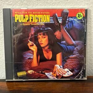 Music from Pulp Fiction Quinton Tarantino CD Disc Booklet Retro Physical Media